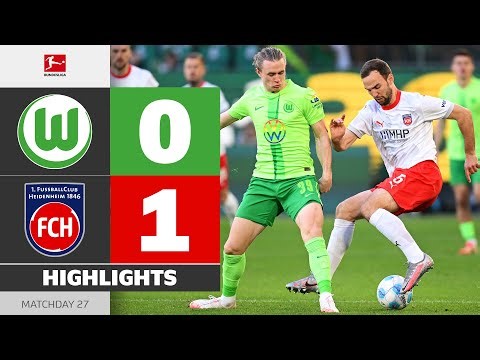 HUGE Win For Heideheim! | VFL WOLFSBURG - 1. FC HEIDENHEIM | Highlights | MD 27 – Bundesliga