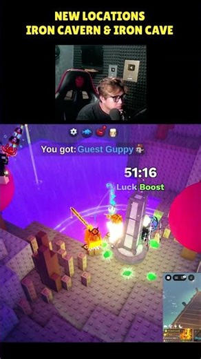 NEW LOCATIONS IRON CAVERN AND IRON CAVE in FISH IT