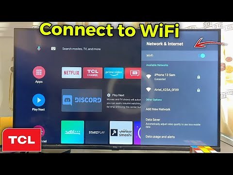 TCL Smart TV: How to Connect to WiFi Network