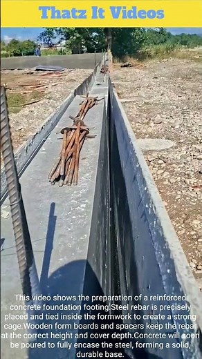 Reinforced Foundation: Rebar Cage Placement