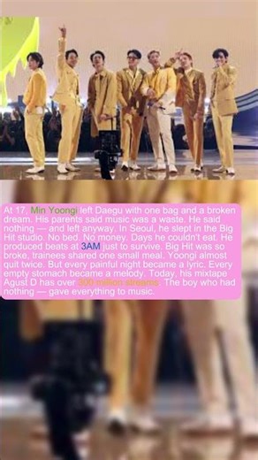 Suga Was Homeless At 17 — Then He Changed Music Forever