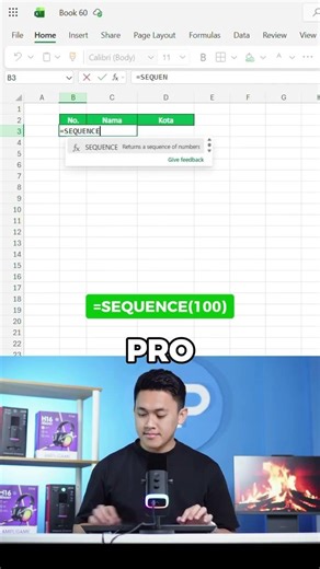 Cara INSTAN buat format nomor di Excel #excel #tips #lifehacks