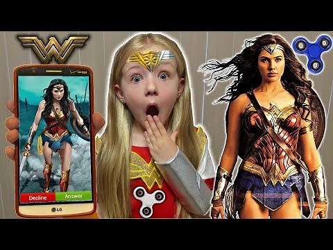 Prank Calling Wonder Woman *OMG* She Answered & FIDGET SPINNER GIVEAWAY
