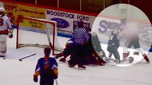 Boy 'brutally beaten' playing hockey