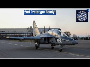 Russia Rolls Out 2nd Yak-130M Trainer With Pixel Camo