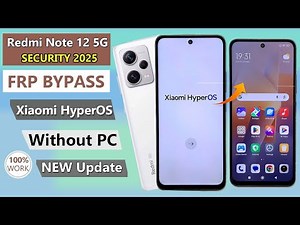 Redmi 12 / Note 12 5G HyperOs Android 15 Frp Bypass | Redmi Note 12 5G FRP Bypass | Without PC 2025
