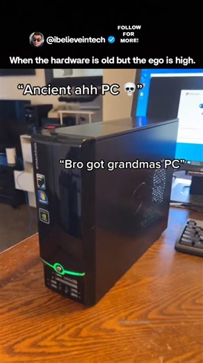 Believe in Tech on Instagram: "The ultimate 'sleeper build' or did someone just discover a glitch in the simulation? This PC isn't just fast; it’s officially breaking the laws of physics! 🏎️💨🌌 What we’re seeing here is a classic Software Reporting Error or a corrupted SMBus (System Management Bus) signal. In the real world, 49,926 MHz is impossible for DDR2, which typically peaked around 1066 MHz. To reach nearly 50 GHz, the Electromagnetic Interference (EMI) would be so intense it would prob