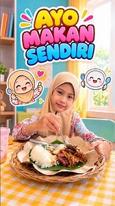 AYO MAKAN SENDIRI - LAGU ANAK TERBAIK #laguanakanak #laguanak