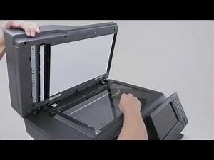 Lexmark XC4140 - Cleaning the scanner