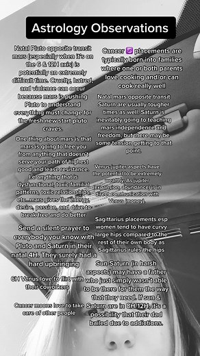 Astrology Observations: Understanding the Planetary Aspects