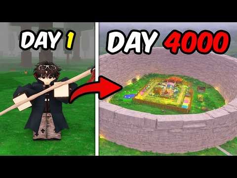 4000 Days to build the SAFEST FAIRY ROOTS BASE in 99 Nights in the forest (Roblox Full Gameplay)