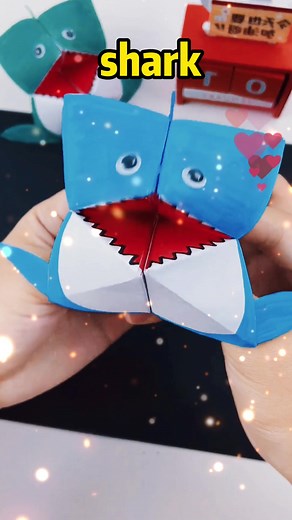 DIY Baby Shark Origami Tutorial for Kids - Fun Paper Craft Ideas