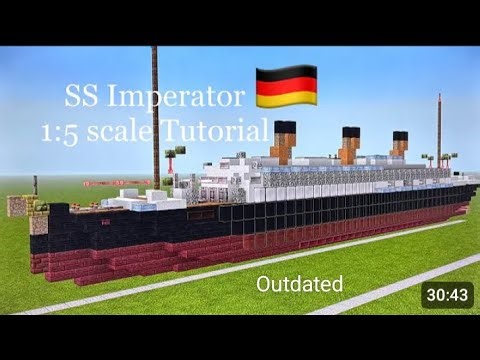 SS Imperator | Minecraft Scale 1:5 | Tutorial