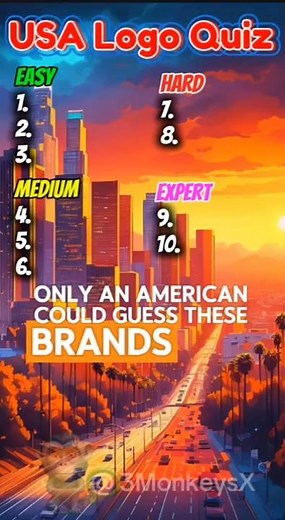 🔥 Can You Guess These USA Logos? | Quiz Challenge