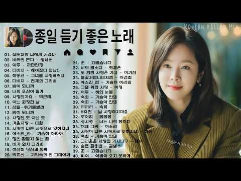 1990~2026 한국 발라드 명곡 모음 🌺 하루 종일 듣기 좋은 광고없는 발라드 추천 | 성시경, 백지영, 더원, 김범수, 임창정, 박효신, 태연, 에일리, 찬열, 펀치, 다비치