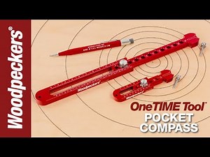 Pocket Compass | OneTIME Tool | Woodpeckers Tools