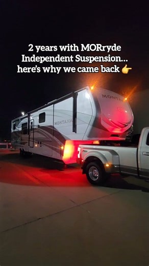 ✨️Two years on the road with our MORryde Independent Suspension and it’s still one of the best upgrades we’ve made 💯 Today’s alignment check keeps our ride smooth, protects our RV’s foundation, extends tire life, and means no more broken leaf springs or hangers 🛞🛞 ⭐️If you’re ready to upgrade your ride, schedule your Independent Suspension install and use code jonesin2go for a $100 credit toward MORryde products💲💲 🔗Link in the comments #MORryde #RVUpgrades #IndependentSuspension #RVLife #F