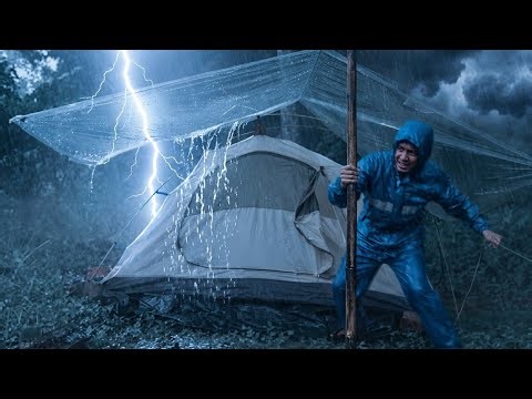TRAPPED IN THE WILD‼️A BRUTAL THUNDERSTORM STRIKE ⛈️