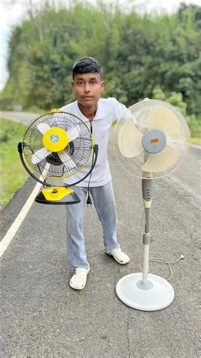Mini Electric ￼Fan Vs Big Stand Cooler Fan Unboxing And Testing 😱