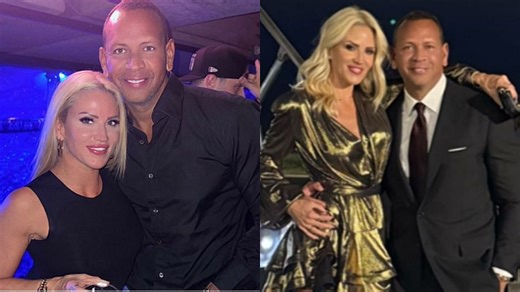 In Photos: Alex Rodriguez and girlfriend Jaclyn Cordeiro turn heads in black suit and shimmering golden dress by private jet post-event