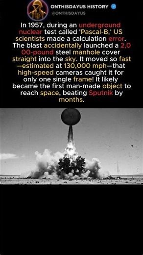 Did a Manhole Cover Beat Sputnik to Space?