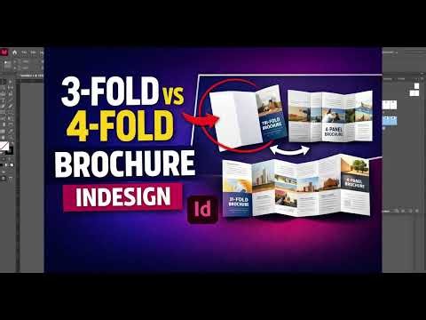 indesign Hacks you NEED to know / 4 fold brochure