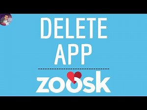 DELETE ZOOSK App, how to remove Zoosk application - Dating site