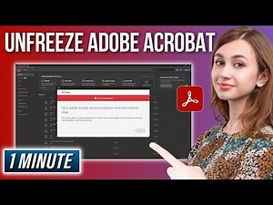 How to Unfreeze Adobe Acrobat 2026 | Adobe Acrobat Frozen