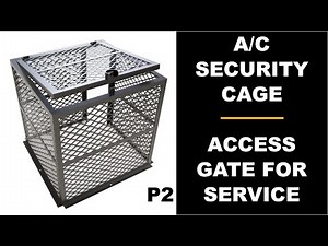P2 Slammer AC Security Cage – Access Gate for Easy HVAC Service | Property Armor