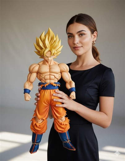 Goku Super Saiyan STL File | 3D Printable Model | Martial Arts | Dragon Ball Inspired | Anime Alien Villain | Digital Download - Etsy