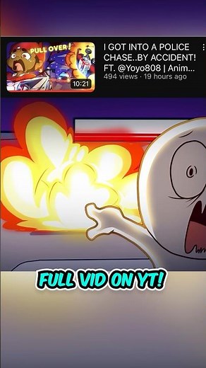 ⚠️ CAR EXPLODES IN PURSUIT⚠️ #animation #meme #storytime