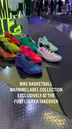 The ENTIRE ⚠️ WARNING LABEL ⚠️ PACK exclusively at the Foot Locker TAKEOVER | sneakernews.com