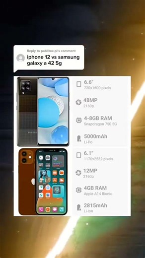 Apple iPhone 12 vs Samsung Galaxy A42