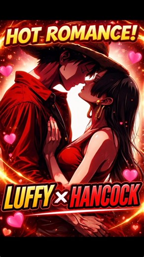 Luffy and Hancock love 😍#anime#shorts #onepiece