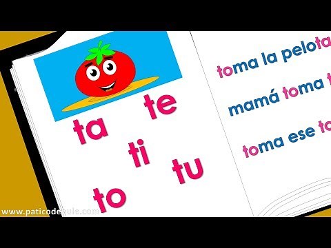 Sílabas ta te ti to tu - Aprende a leer - Palabras con t