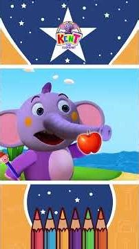 Learn FRUITS With Magic Pencil 🍎✏️#shorts #kidseducation #kenttheelephant