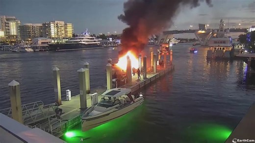 Boat explodes at Fort Lauderdale marina