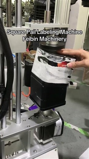 Bucket Labeling machine #labelingmachine #bucketlabelingmachine #semiautomaticmaskingmachine#labeler