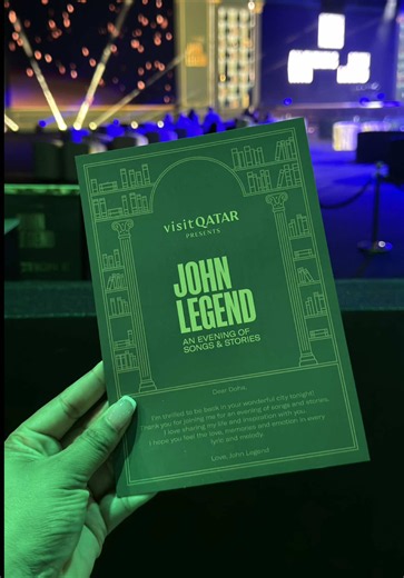 John Legend live in Doha Qatar – concert experience
