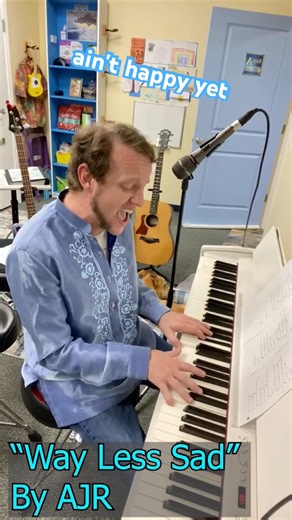 “Way Less Sad” by AJR 🌞🌞🌞 #ajr #ajrcover #livestream #pianocover #piano