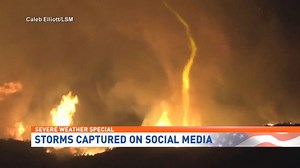 Extreme storms captured on social media