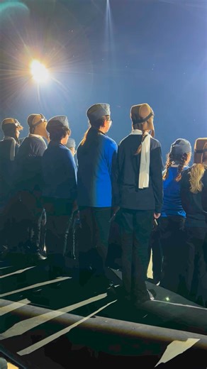 These flight simulators get more realistic every day. say hi to the Tattoo Children's Chorus and their tribute to early aviation! #nstattoo2024 #halifax #novascotia #visitnovascotia | Royal Nova Scotia International Tattoo