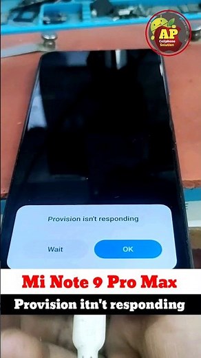 redmi note 9 pro provision isn't responding #shorts