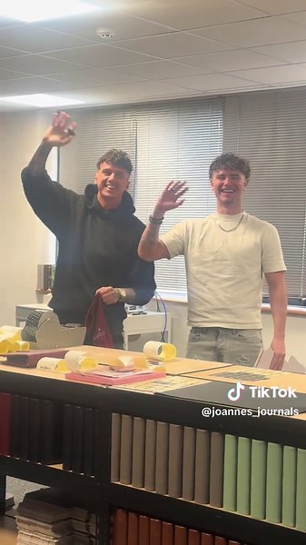 Welcome to the JJ family Kristian✨🤍 #JoannesJournals #SmallBusiness #LuxuryStationeryBrand