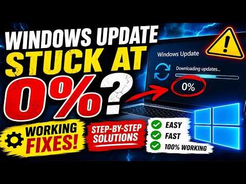 Windows Update Stuck at 0%? Here's the FASTEST Fix (Beginner Friendly!)