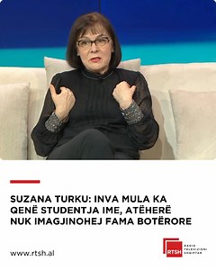 Suzana Turku: Inva Mula ka qenë studentja ime, atëherë nuk imagjinohej fama botërore #rtsh #pasditjaime #gertagixhari #suzanaturku | RTSH Radio Televizioni Shqiptar