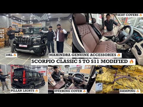 2026 SCORPIO CLASSIC S MODIFIED TO S11✅ MAHINDRA GENUINE WORK✅ BASE TO TOP✅ JAI AUTO RAMA ROAD✅
