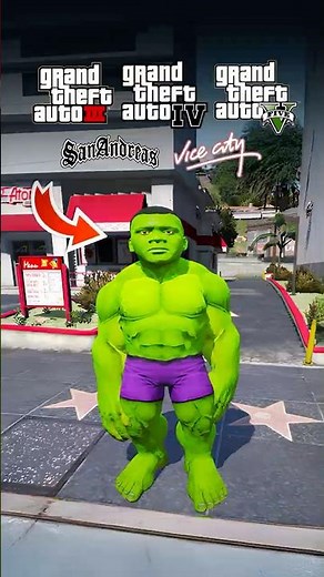 What Happens If GTA Characters Turn Into Hulk..? 💥💚