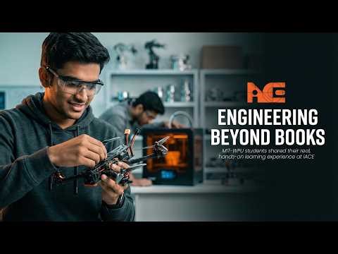 Engineering Beyond Books | MIT-WPU Students Experience Hands-On Drone Training at iACE