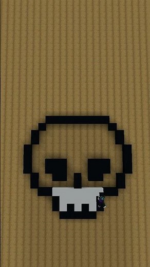 Minecraft skull #minecraft #minecraftguide #minecrafthowto #halloween #pixel #pixelartist #skull